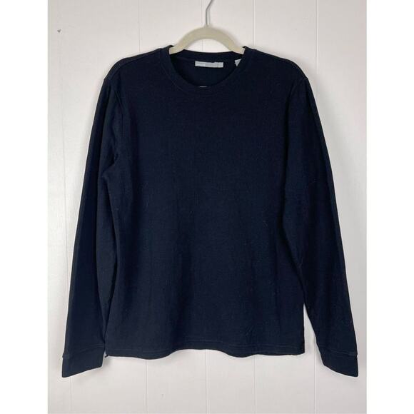 Vince Slim-fit Black Crewneck Sweater Men’s Medium - Picture 1 of 7